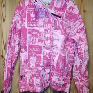 Pink Graphic Jacket